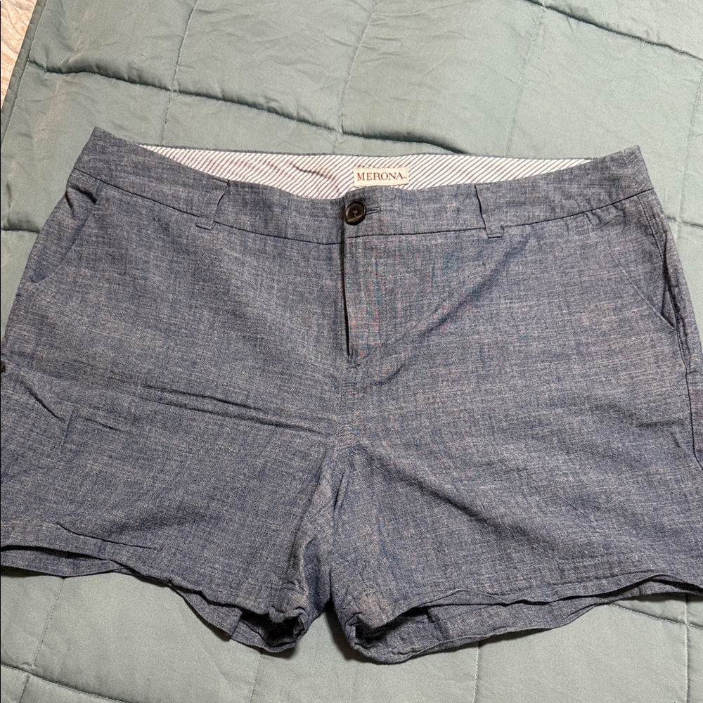 Merona Women's Denim Blue Shorts